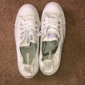 White slip on converse